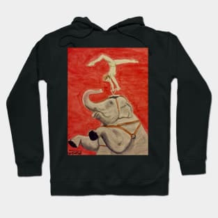 Elephant acrobatic Hoodie